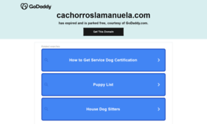 Cachorroslamanuela.com thumbnail