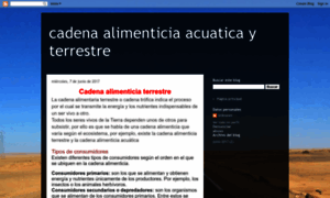 Cadenaalimenticiaacuaticayterrestre2.blogspot.com thumbnail