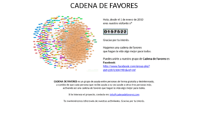 Cadenadefavores.com thumbnail