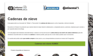 Cadenasdenieve.com.es thumbnail