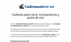 Cadenasnieve.es thumbnail