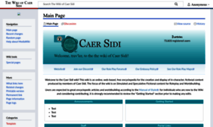 Caersidiwiki.com thumbnail