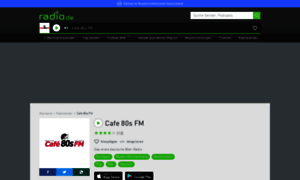 Cafe80s.radio.de thumbnail