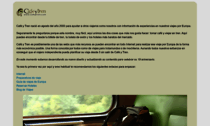 Cafeytren.com thumbnail