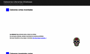 Calaverasliterariaschistosas.com.mx thumbnail