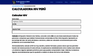 Calculadora-igv-peru.diarionoticias.pe thumbnail