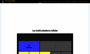 Calculadoradealicia.es thumbnail