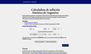Calculadoradeinflacion.com thumbnail