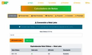 Calculadoradenotas.cl thumbnail