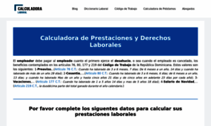 Calculadoralaboral.com thumbnail