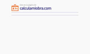 Calculamiobra.com thumbnail