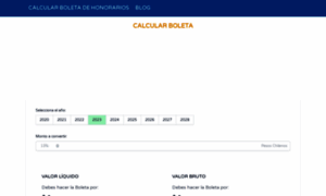 Calcularboletas.cl thumbnail