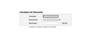 Calculardescuento.com thumbnail