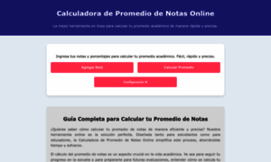 Calcularelpromediodenotasenlinea.com thumbnail