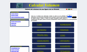 Calcularelvolumen.com thumbnail