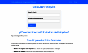 Calcularfiniquito.com.mx thumbnail