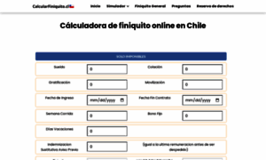Calcularfiniquitochile.cl thumbnail