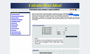 Calcularopesoideal.com thumbnail
