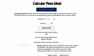 Calcularpesoideal.com.br thumbnail