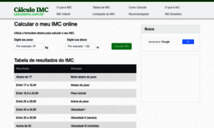 Calculoimc.com.br thumbnail