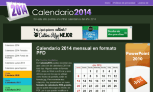 Calenda2014.com thumbnail