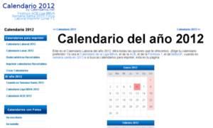 Calendario2012.com thumbnail