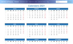 Calendarioparaguay.com thumbnail