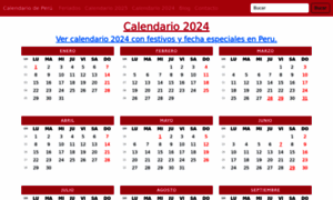 Calendarioperu.com thumbnail