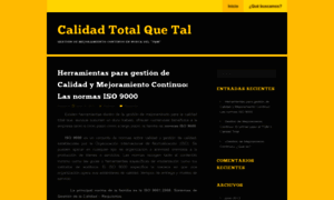 Calidadtotalquetal.wordpress.com thumbnail