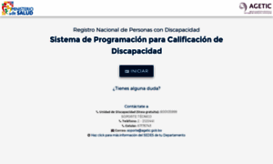 Calificacionpcd.minsalud.gob.bo thumbnail