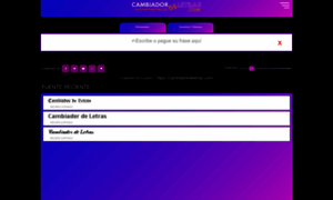 Cambiadordeletras.com thumbnail