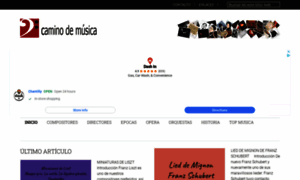 Caminodemusica.com thumbnail