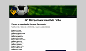 Campeonatoinfantildefutbol.com.ar thumbnail