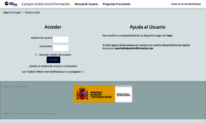 Campus.datacontrolformacion.com thumbnail