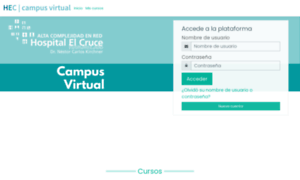 Campus.hospitalelcruce.org thumbnail