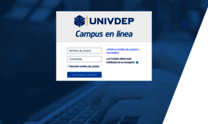 Campusenlinea2.univdep.edu.mx thumbnail