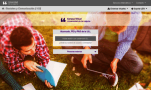 Campussocialesycomunicacion2122.ull.es thumbnail