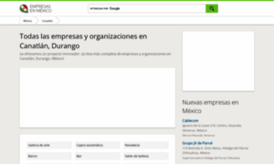 Canatlan-durango.empresasenmexico.net thumbnail