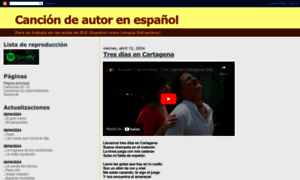 Canciondeautorenespanol.blogspot.com thumbnail