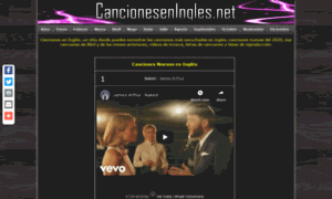 Cancioneseningles.net thumbnail