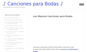 Cancionesparabodas.net thumbnail