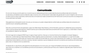 Canneslions.ec thumbnail