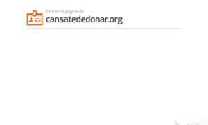 Cansatededonar.org thumbnail