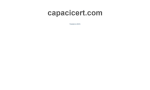 Capacicert.com thumbnail