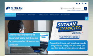 Capacitacion.sutran.gob.pe thumbnail