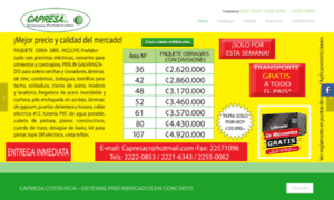Capresa.co.cr thumbnail