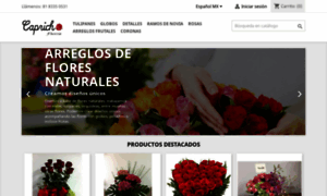 Caprichofloreria.com.mx thumbnail