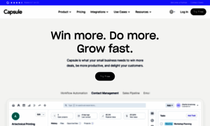 Capsulecrm.com thumbnail
