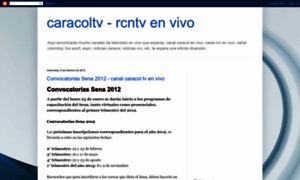 Caracoltvenvivo1.blogspot.com thumbnail