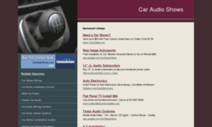 Caraudioshows.com thumbnail